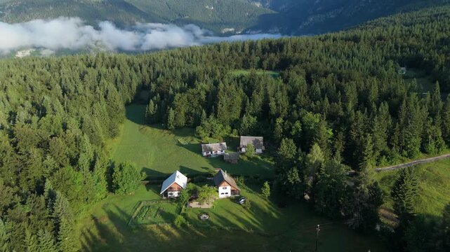 Berglandschaft in Slowenien