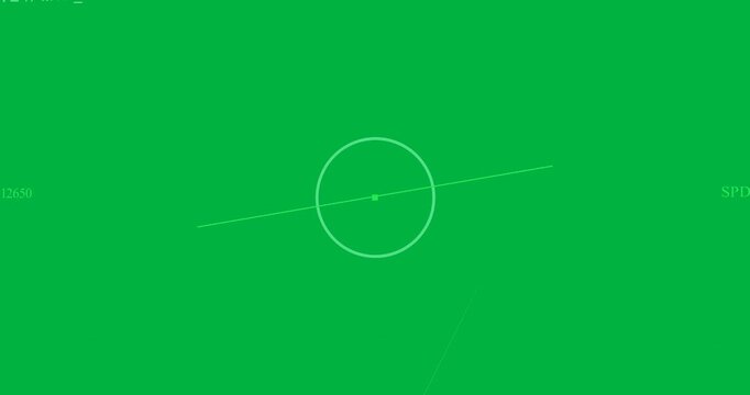 On start cyan reticle wobbling, lime line tilting, grid tilting, tags showing SPD on transparent BG