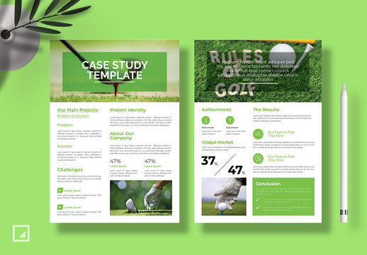 Golf Case Study Layout