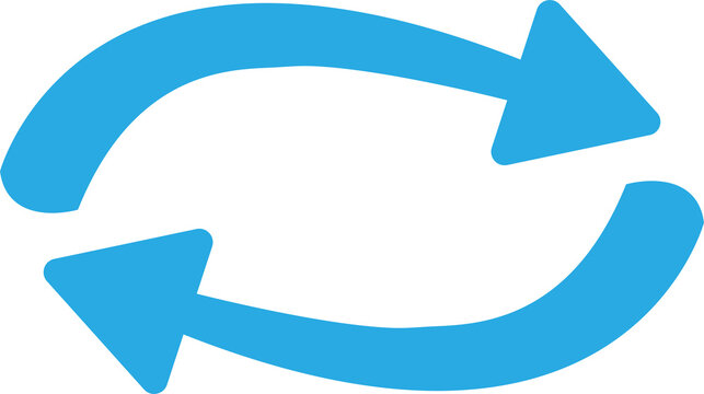 Pop blue repeat icon（jpg）