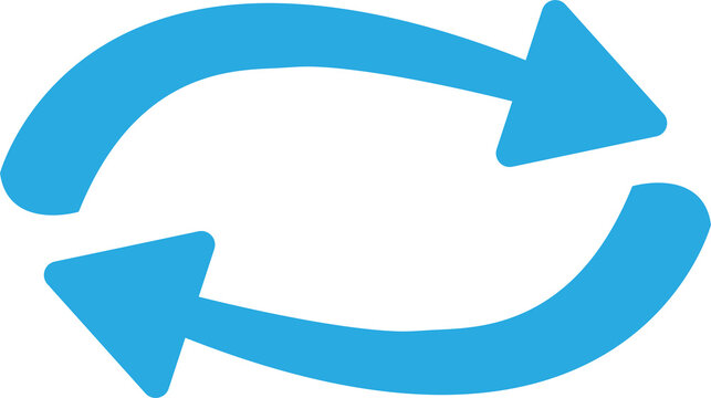 Pop blue repeat icon（png）