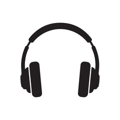 Fototapeta premium Headphones for listening to music or podcasts isolated on white background