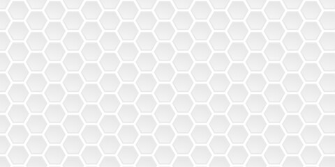 Seamless geometric hexagon honeycomb pattern background design