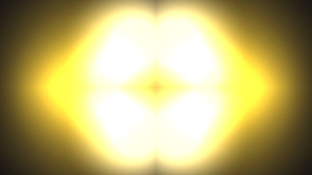 Vibrant yellow light abstract design element.