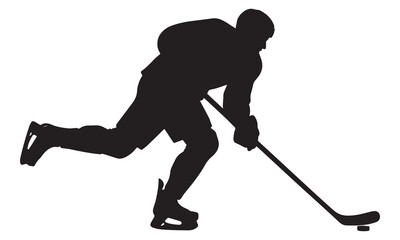 Obraz premium Hockey a boy player icon vector illustration art design