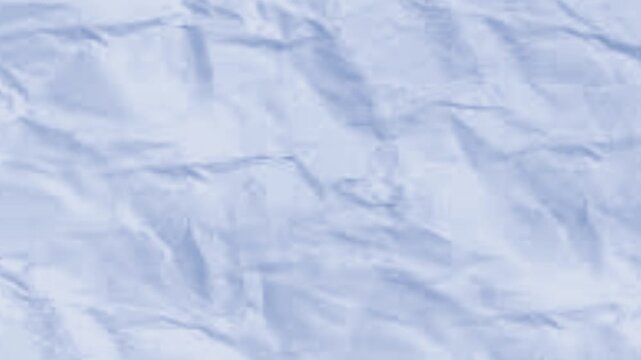 Animated abstract pale blue crumpled paper texture, adding a distressed and vintage feel to creative projects