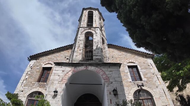 The historical Village of Ampelakia, Larissa, Thessaly, Greece