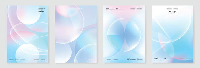 pastel abstract poster background vector background with lightblue blue white colors. Modern design for poster, cover, and branding. © TWINS DESIGN STUDIO