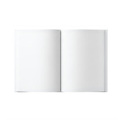 Fototapeta premium Two white rectangular objects side by side isolated on transparent background