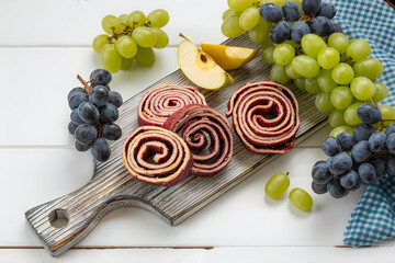 Delicious fruit and pastry arrangement
