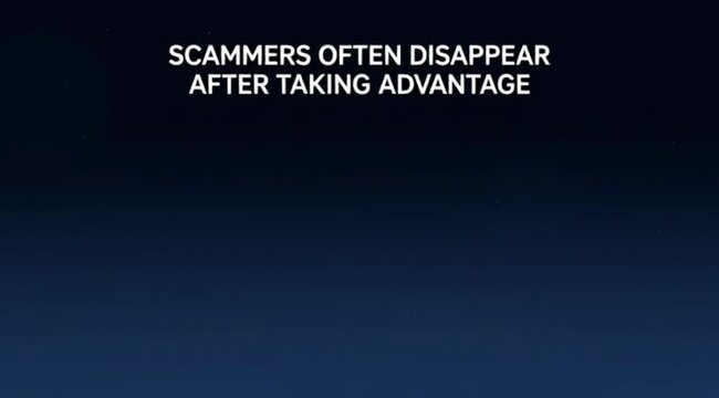 Scam Perpetrators Vanish After Exploiting Trust and Leaving Loss Behind