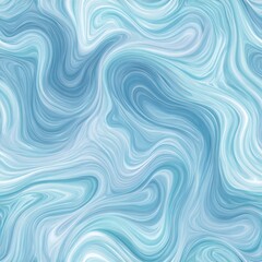 Obraz premium Fluid Motion Abstract Swirls Blue White