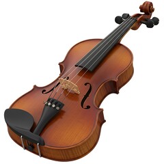 ヴァイオリン 楽器 弦楽器 木製 光沢 ブラウン