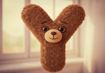 ふわふわくまのアルファベットY