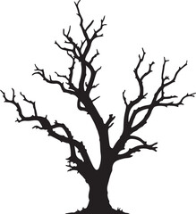 Dry tree icon.