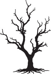 Dry tree icon.
