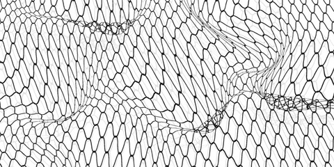 Mesh texture black for fishing nets. Grunge pattern for sportswear or soccer goal, volleyball net, basketball hoop, hockey, athletics. Mesh modern net.art, beautiful © Tamamul Khair895