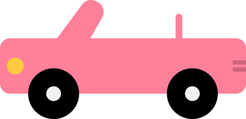 Cute colorful car vector illustration for kids © 소현 이
