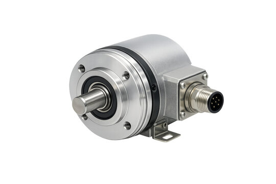Rotary encoder industrial sensor measuring position and speed