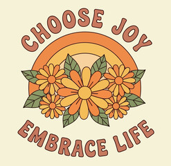 Fototapeta premium Flower T Shirt Design