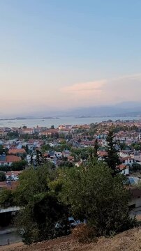 Fethiye city view and Amyntas Rock Tombs