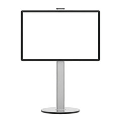 Obraz premium Blank digital signage display board isolated on transparent background
