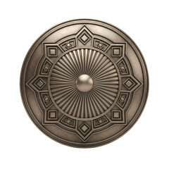 美しい金属製盾の装飾的なデザイン