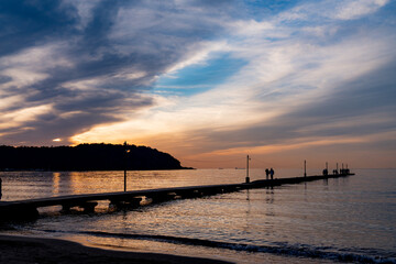 千葉 海岸 海 桟橋 フォトスポット デートスポット 幻想的 夕暮れ 絶景