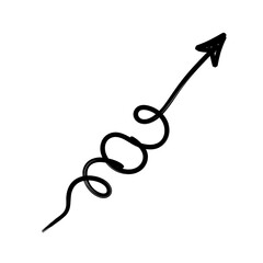 抽象的な曲線、ミニマルアートと暗い背景