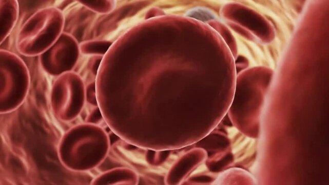Explore what happens in the bloodstream and how red blood cells move through veins and arteries in the human body