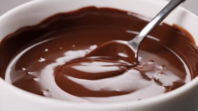 Decadent Chocolate Delight - A Spoonful of Pure Indulgence.