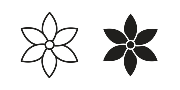 Neroli icon in a simple, black and white style.