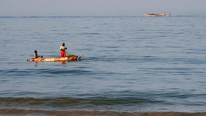 Pêcheurs le long des côtes du Sénégal © PPJ