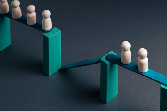 Talent redistribution workforce reallocation organizational transition team restructuring concept