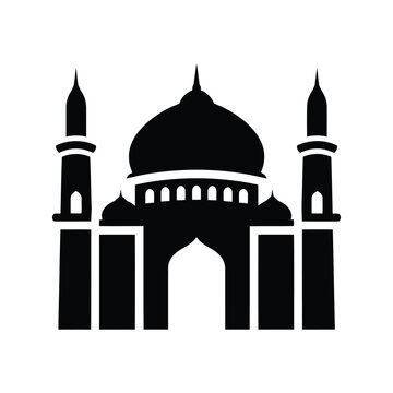 Islamic mosque architecture vector icon Vector