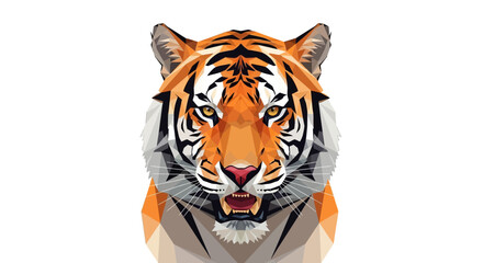 Close up of tiger face expression. © sakura