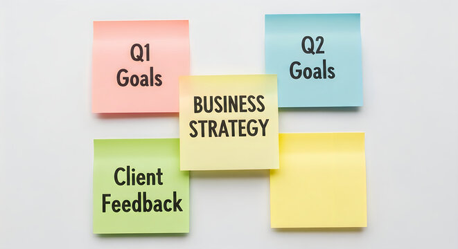 Visualizing key components of an effective business strategy framework