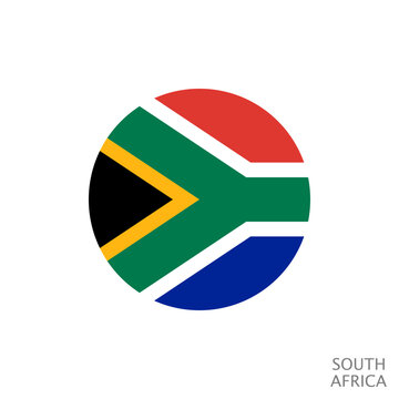 South Africa flag with official colors and proportion correctly. National flag of South Africa symbol. Vector illustration