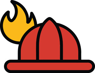 Flame Awareness Ribbon Icon