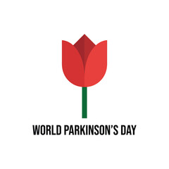 Minimal Tulip Awareness Symbol