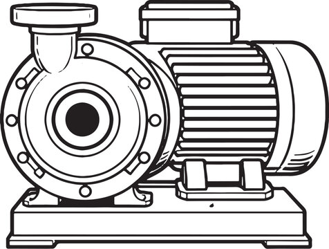 Chemical Transfer Pump Illustration