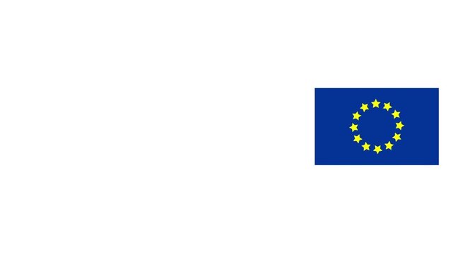 flag of European union animation video 