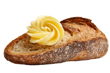 Fresh Artisan Bread with Swirled Butter