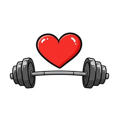 Heart & Barbell: A Cartoon Strength
