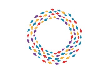 Chromatic School of Fish