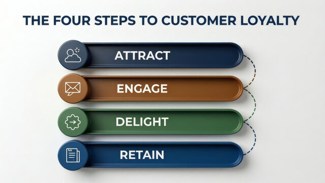 Customer Loyalty Steps Visualization