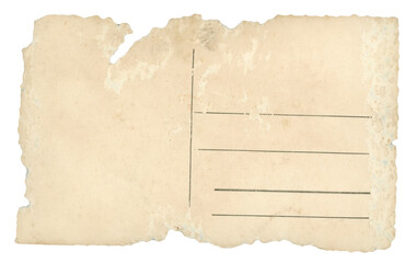 blank vintage postcard background transparent PNG