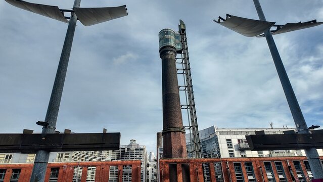 jameson chimney tower in smithfield dublin