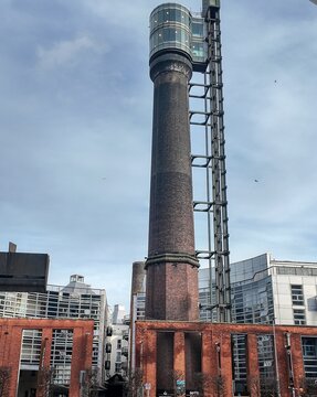 jameson irish whiskey chimey tower in smithfield dublin