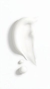 Smooth White Cream Swatch and Drops